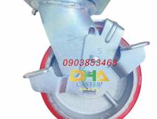 BÁNH XE ĐẨY PU THƯƠNG HIỆU DHA CASTER 