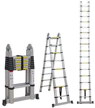 Thang nhôm rút chữ A